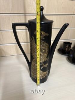 Portmeirion Phoenix Coffee Set for 6 Vintage 1970's Vintage Design John Cuffley
