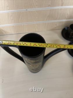 Portmeirion Phoenix Coffee Set for 6 Vintage 1970's Vintage Design John Cuffley