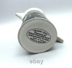 Portmeirion Pottery Magic City Coffee Set Susan Williams-Ellis Serves 6 Vintage