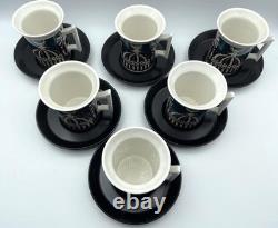 Portmeirion Pottery Magic City Coffee Set Susan Williams-Ellis Serves 6 Vintage