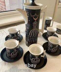 Portmeirion Pottery Magic City Coffee Set by Susan Williams-Ellis Vintage 1966