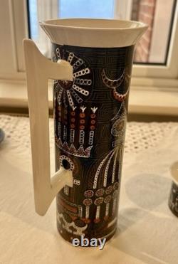 Portmeirion Pottery Magic City Coffee Set by Susan Williams-Ellis Vintage 1966