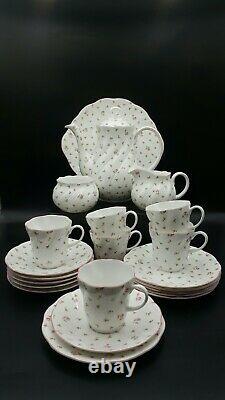 Queens-Rosina China'Fleur' Coffee Set for 6 People