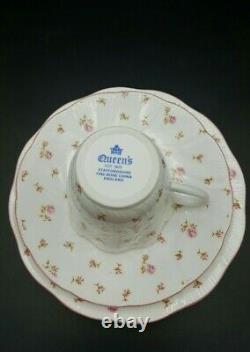 Queens-Rosina China'Fleur' Coffee Set for 6 People-Excellent Condition