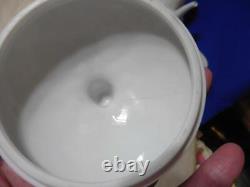 ROSENTHAL LOTUS Ballet Coffee Pot Warmer Stand Creamer/Sugar Cups Platinum Band