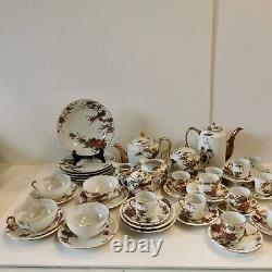 Rare Antique Japanese Eggshell Tea / Coffee Set 44 Pieces Sets Vintage