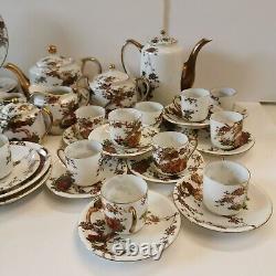 Rare Antique Japanese Eggshell Tea / Coffee Set 44 Pieces Sets Vintage