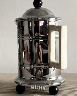 Rare HEATMASTER Vintage Classic Insulated Ceramic Coffee & Tea Pits VGC