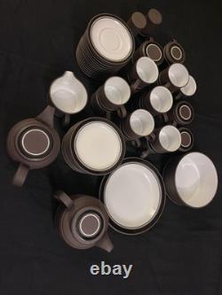 Rare Hornsea Contrast Crockery Tea Coffee Set Multiple Items Jugs Vintage Retro