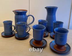 Rare Scottish Pottery by Brian Collingwood Vintage Coffee Set & Wine Set