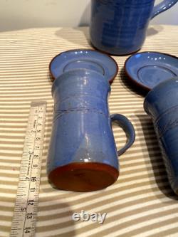 Rare Scottish Pottery by Brian Collingwood Vintage Coffee Set & Wine Set