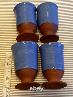 Rare Scottish Pottery by Brian Collingwood Vintage Coffee Set & Wine Set