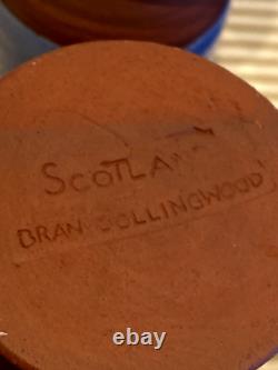 Rare Scottish Pottery by Brian Collingwood Vintage Coffee Set & Wine Set