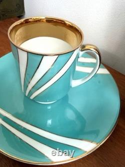 Rare Vintage 60s Cmielow Krokus Coffee Set Trios Wincenty Potacki Poland Mid C