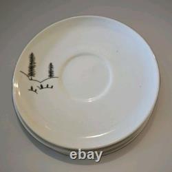 Rare Vintage Atelier Forjaz Brazil Ceramic Coffee Set Demitasse Milk Sugar 1950