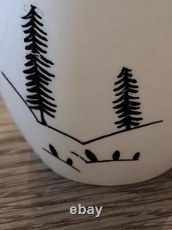 Rare Vintage Atelier Forjaz Brazil Ceramic Coffee Set Demitasse Milk Sugar 1950