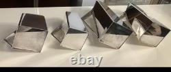 Rare! Vintage Cubist Art Deco Coffee Tea Service Set Bauhaus Gio Ponti Sabattini