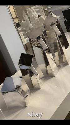 Rare! Vintage Cubist Art Deco Coffee Tea Service Set Bauhaus Gio Ponti Sabattini