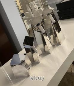 Rare! Vintage Cubist Art Deco Coffee Tea Service Set Bauhaus Gio Ponti Sabattini