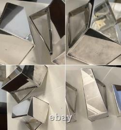 Rare! Vintage Cubist Art Deco Coffee Tea Service Set Bauhaus Gio Ponti Sabattini