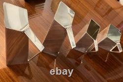Rare! Vintage Cubist Art Deco Coffee Tea Service Set Bauhaus Gio Ponti Sabattini