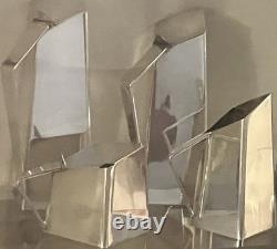 Rare! Vintage Cubist Art Deco Coffee Tea Service Set Bauhaus Gio Ponti Sabattini