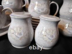 Rare Vintage Denby TASMIN dinner And Tea Set For 6 Immaculate Condition