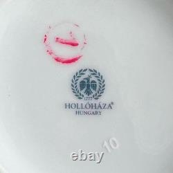 Rare Vintage Hollohaza Erika Fine Porcelain Coffee/Tea Set