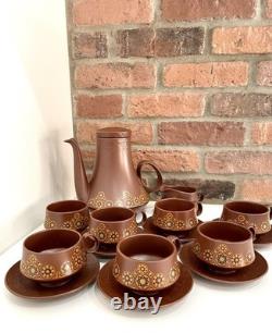 Rare Vintage Mid Century Iconic 1960s 70s Stylish CARLTON WARE Coffee Set Retro