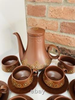 Rare Vintage Mid Century Iconic 1960s 70s Stylish CARLTON WARE Coffee Set Retro