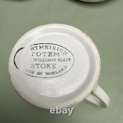Rare Vintage Portmeirion White Totem Coffee Set Susan William Ellis Collectable