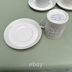 Rare Vintage Portmeirion White Totem Coffee Set Susan William Ellis Collectable