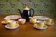 Rare Vintage Ridgway Park Lane 1950s 1960s Coffee Pot Set And Plates Homemaker