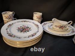 Rare Vintage Royal Albert Paragon Lavinia Dinner Set And Tea Set For 8