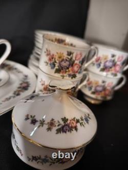 Rare Vintage Royal Albert Paragon Lavinia Dinner Set And Tea Set For 8