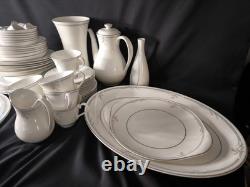 Rare Vintage Royal Doulton Carnation 1982 Dinner And Coffee Set For 6