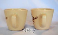Rare Vintage Set of 2 Dunkin Donuts Dunkie Coffee Mugs Cups Jackson China