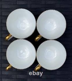 Rare Vintage Wedgwood Bone China Coffee Set April Colours W4147 for4 VGC England