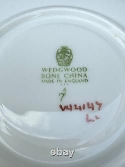 Rare Vintage Wedgwood Bone China Coffee Set April Colours W4147 for4 VGC England
