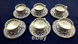 Rare Vintage Zsolnay Hungary Tea, Coffee, Expresso 17 Piece Set