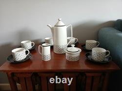 Rare, vintage Swedish coffee set, Rostrand Venezia. Stunning, simple design