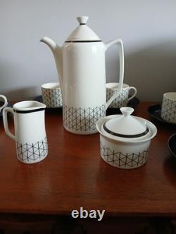 Rare, vintage Swedish coffee set, Rostrand Venezia. Stunning, simple design