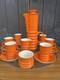 Retro Carlton Ware Wellington Orange Coffee Set From 1970s Vintage Classic