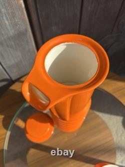 Retro Carlton Ware Wellington orange Coffee Set from 1970s Vintage Classic