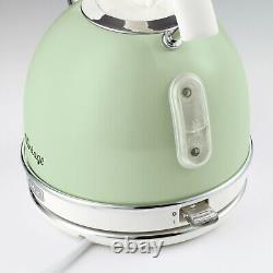Retro Dome Kettle, Toaster & Filter Coffee Machine Set, Green Vintage Style