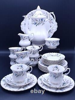 Royal Albert Brigadoon Coffee Set for 8 People-Firsts and Seconds