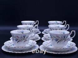 Royal Albert Brigadoon Tea Trios-Set of 6-1st Quality