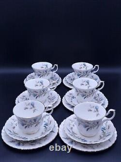 Royal Albert Brigadoon Tea Trios-Set of 6-1st Quality