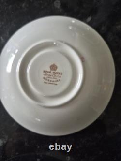 Royal Albert Gossamer multicoloured Vintage Bone China Coffee set 22 pieces