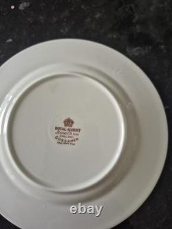 Royal Albert Gossamer multicoloured Vintage Bone China Coffee set 22 pieces